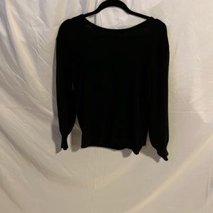 Open back sweater
